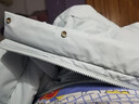 鴨鴨（YAYA）冬季新款羽絨服女加厚小個(gè)子短款寬松保暖連帽美拉德泡芙外套HT 冰川藍色 XL /170 曬單實(shí)拍圖