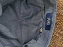 杉杉（FIRS）【可機洗綿羊毛】長(cháng)袖襯衫男秋季中年輕奢商務(wù)百搭 黑灰色 43  曬單實(shí)拍圖