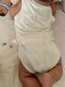 Aengbay昂貝 嬰兒三角哈衣夏季嬰幼兒無(wú)骨純棉透氣背心夏裝寶寶包屁衣 呆趣鵝寶 莫代爾 73cm 曬單實(shí)拍圖