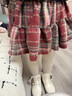 優(yōu)優(yōu)1點(diǎn)女童格子半身裙圣誕秋冬款兒童加絨冬裙公主生日裙子 6160紅色格子裙 【內里加絨】 170 cm 曬單實(shí)拍圖