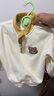 巴拉巴拉童裝兒童套裝女童男童兩件套2025秋冬裝新款舒適衣服幼童裝可愛(ài)萌 白黃套裝30437 100 曬單實(shí)拍圖