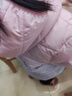 巴布豆兒童羽絨服冬季新款女童保暖舒適冬裝漸變色輕薄防風(fēng) 天藍 130 曬單實(shí)拍圖
