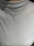 克拉美夢(mèng)18K金鉑金PT950培育鉆石河南人工人造鉆石卡家飛碟氣質(zhì)百搭項鏈 鉑金PT950 DEF VS NGTC國檢 50分 曬單實(shí)拍圖