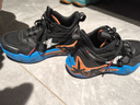 特步（XTEP）兒童大魔王男童透氣專(zhuān)業(yè)比賽籃球鞋 黑/普魯士藍    35    曬單實(shí)拍圖