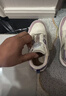 江博士?jì)和\動(dòng)鞋子女童鞋子男童鞋小學(xué)生跑步鞋6-12歲大童運動(dòng)鞋兒童鞋 米/粉 （加絨內里） 34 腳長(cháng)約20.9-21.5 曬單實(shí)拍圖