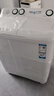 海爾（Haier）小神螺洗衣機半自動(dòng)雙缸雙桶大容量租房宿舍家用老人可輕松使用強水流強去污有腳輪可挪動(dòng)水電分離 小神螺9KG【強力去污+操作簡(jiǎn)單+有現貨多倉速發(fā)】 曬單實(shí)拍圖