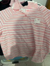 巴拉巴拉童裝女童短袖T恤兒童寶寶上衣2025新款夏裝甜美POLO衫潮 紅白色調00461 130 曬單實(shí)拍圖