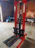 H&G手動(dòng)液壓堆高升降堆垛手推鏟車(chē)裝卸搬運車(chē)1噸2噸3噸小型升高叉車(chē) 【特種工字鋼】2噸升1.6m叉0.84m 曬單實(shí)拍圖