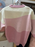 左西女童毛衣加厚針織衫兒童秋冬2025新款女孩冬季毛線(xiàn)衣 粉色 140 曬單實(shí)拍圖