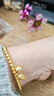 老鳳祥黃金手鏈女款足金兩世歡手串純金首飾生日情人節禮物送女友老婆 足金兩世歡手串【經(jīng)典品牌禮盒】 金重約2.1g 曬單實(shí)拍圖