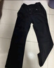 古銘森美式vibe高街微喇叭牛仔褲男春夏季潮牌痞帥寬松休閑修身直筒褲子 黑色 XL 【建議120-135斤】 曬單實(shí)拍圖