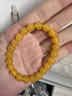 普陀山保真緬甸黃玉手串瑪瑙手鏈玉石盤(pán)玩佛珠子男女款禮物詩(shī) 【玉化淺款珠徑約6MM】 【師傅指導急需佩戴】緬甸黃玉 曬單實(shí)拍圖