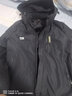 JEEP SPIRIT沖鋒衣羽絨服三合一秋冬季男女戶(hù)外情侶滑雪登山服外套兩件套團購 男款黑色-抓絨內膽 XL 曬單實(shí)拍圖