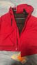 班尼路（Baleno）兒童外套2025冬季新款中大童加絨加厚工裝棉服紅色男女童防水棉衣 曬單實(shí)拍圖