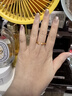 JEMPER君佩竹節手工古法黃金刻絲足金戒指節節高升女款手飾節日禮物 11號圈口 金重約5.4g 曬單實(shí)拍圖