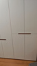 全友家居簡(jiǎn)約奶油風(fēng)加高四門(mén)衣柜臥室家用衣櫥衣服收納儲物柜一體靠墻 曬單實(shí)拍圖