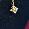 克拉美夢(mèng)鉑金PT950培育鉆石項鏈小眾18K金交叉十字項鏈鎖骨鏈送禮 18K金 單顆15分 曬單實(shí)拍圖