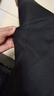 羅蒙（ROMON）加絨休閑褲子男秋冬季保暖商務(wù)潮流厚西褲彈力百搭通勤 黑35 曬單實(shí)拍圖
