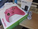 XBOX微軟原裝xbox series無(wú)線(xiàn)手柄XSX精靈秘語(yǔ)Steam電腦藍牙PC控制器 Series浪漫粉+電池組 曬單實(shí)拍圖