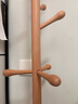棲音閣實(shí)木衣架落地臥室衣帽架客廳掛衣服架子落地衣架家用立式掛包架 曬單實(shí)拍圖