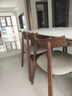 AUGUSTE奧古斯特餐桌巖板長(cháng)方形家用簡(jiǎn)約2025新款意式輕奢侘寂風(fēng)實(shí)木餐桌 1.6米+4椅(飛鴉全托底板餐桌) 曬單實(shí)拍圖