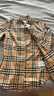 博柏利（BURBERRY）女款Vintage格紋棉質(zhì)長(cháng)袖襯衫女裝禮物女 80222841 典藏米色 XXS /品牌原碼 02 曬單實(shí)拍圖