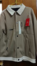 皮爾卡丹（pierre cardin）設計感翻領(lǐng)夾克外套男士韓版修身潮流男裝春秋裝感休閑上衣服 卡其色 2XL 140-160斤 曬單實(shí)拍圖