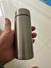 君吻迷你小水杯200ml小容量保溫杯女士便攜小巧網(wǎng)紅精致新款杯子 鋼本色+杯套杯刷 200ml 曬單實(shí)拍圖