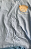 Classic Teddy兒童睡衣男女童家居服中小童衣服寶寶內衣套裝2件裝 晶藍 100 曬單實(shí)拍圖