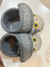 小茸0-3歲嬰幼兒女寶軟底學(xué)步鞋小貓 魔術(shù)貼穩步鞋卡通家居地板鞋保暖 米白/淺粉 12.5  適合腳長(cháng)11-11.5cm 曬單實(shí)拍圖