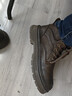 奧康（Aokang）馬丁靴秋冬戶(hù)外工裝男士增高耐磨靴子 煙灰咖    40    曬單實(shí)拍圖