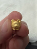 集記世家黃金十二生肖兔龍鼠猴手鏈足金999本命年龍年寶寶轉運珠紅繩送禮 生肖鼠約0.6-0.7g【調節紅皮繩】 曬單實(shí)拍圖