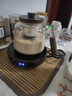 憶壺茶煮茶壺套裝電陶爐煮茶器辦公室玻璃泡茶壺燒水電陶爐可保溫茶具 【木紋側把】1.1L蒸煮壺+1500w木紋爐 曬單實(shí)拍圖