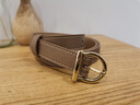 愛(ài)情海牛皮女士皮帶褲腰帶裝飾配裙子學(xué)生針扣式簡(jiǎn)約百搭褲帶生日禮物  曬單實(shí)拍圖