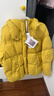 布丁哈魯女童短款三防連帽羽絨服冬季新品中大童高彈寬松上衣防風(fēng)保暖外套 曬單實(shí)拍圖
