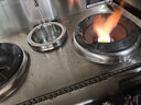 能師傅猛火灶商用飯店廚房灶臺熄火保護燃氣灶商用灶臺設備酒店食堂單雙灶煤氣液化氣天然氣 【標準風(fēng)機款】雙炒帶盆130*80*80厘米 曬單實(shí)拍圖