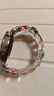 Freeson 適用華為WATCH GT4/GT5/GT5Pro表帶藝術(shù)玻璃珠鏈表帶 創(chuàng  )意腕帶 多巴胺時(shí)尚冰晶女款18mm9?？?曬單實(shí)拍圖