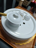 恒古（Heregur）潮汕功夫茶具整套家用泡茶套裝10英寸圓形青花陶瓷茶盤(pán)潮州小型現代簡(jiǎn)約中式復古 純白-10英寸8件套蓋碗裝 曬單實(shí)拍圖