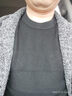 GXG男裝 圓領(lǐng)基礎保暖毛衫通勤內搭針織衫 黑色 170/M 曬單實(shí)拍圖