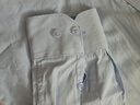 紅豆長(cháng)袖襯衫男士棉質(zhì)純色白襯衫上班商務(wù)休閑職業(yè)工裝正裝襯衣開(kāi)衫男 曬單實(shí)拍圖