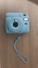 富士（FUJIFILM）INSTAX 拍立得mini12 繡球藍 便攜式智能拍照相機 旅行禮物 國際版  曬單實(shí)拍圖