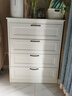 宜家（IKEA）SONGESAND松耶桑德斗柜儲物柜抽屜柜收納柜臥室客廳多屜 四屜柜白色 曬單實(shí)拍圖