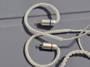 CCA 四股鍍銀原裝線(xiàn)3.5mm0.75雙插針0.78升級線(xiàn)材帶麥2pin耳機線(xiàn) 銀色0.78mmH款-無(wú)麥版 曬單實(shí)拍圖