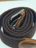 真維斯簡(jiǎn)單懶人BI備無(wú)孔彈力腰帶休閑皮帶男女學(xué)生編織褲帶韓版新 曬單實(shí)拍圖