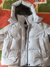 雅鹿短款羽絨服女款2025新款冬裝時(shí)尚休閑高級感色系連帽保暖外套 曬單實(shí)拍圖
