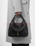 半坡飾族（bampo）新款圓滿(mǎn)包菜籃子頭層牛皮原創(chuàng  )單肩斜挎包女士時(shí)尚包元旦禮物 黑色 曬單實(shí)拍圖