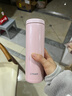 虎牌（TIGER）輕量保溫杯304不銹鋼真空保溫男女士水杯 MOC-A30C 粉色PP 300ml 曬單實(shí)拍圖
