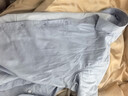 雅戈爾（YOUNGOR）長(cháng)袖襯衫男素色DP免燙襯衫全棉面料舒適透氣平整抗皺易打理 淺藍 38 曬單實(shí)拍圖
