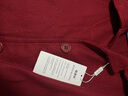恒源祥秋冬中長(cháng)款風(fēng)衣外套女韓版大碼休閑百搭氣質(zhì)復古減齡西裝呢子大衣 酒紅 5XL 【200-230斤】 曬單實(shí)拍圖