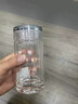 希諾無(wú)鉛水杯單層加厚雙層玻璃杯大容量過(guò)濾車(chē)載杯子泡茶分離水杯 9563    XN-6017L 單層不隔熱530 240ml-600ml 曬單實(shí)拍圖